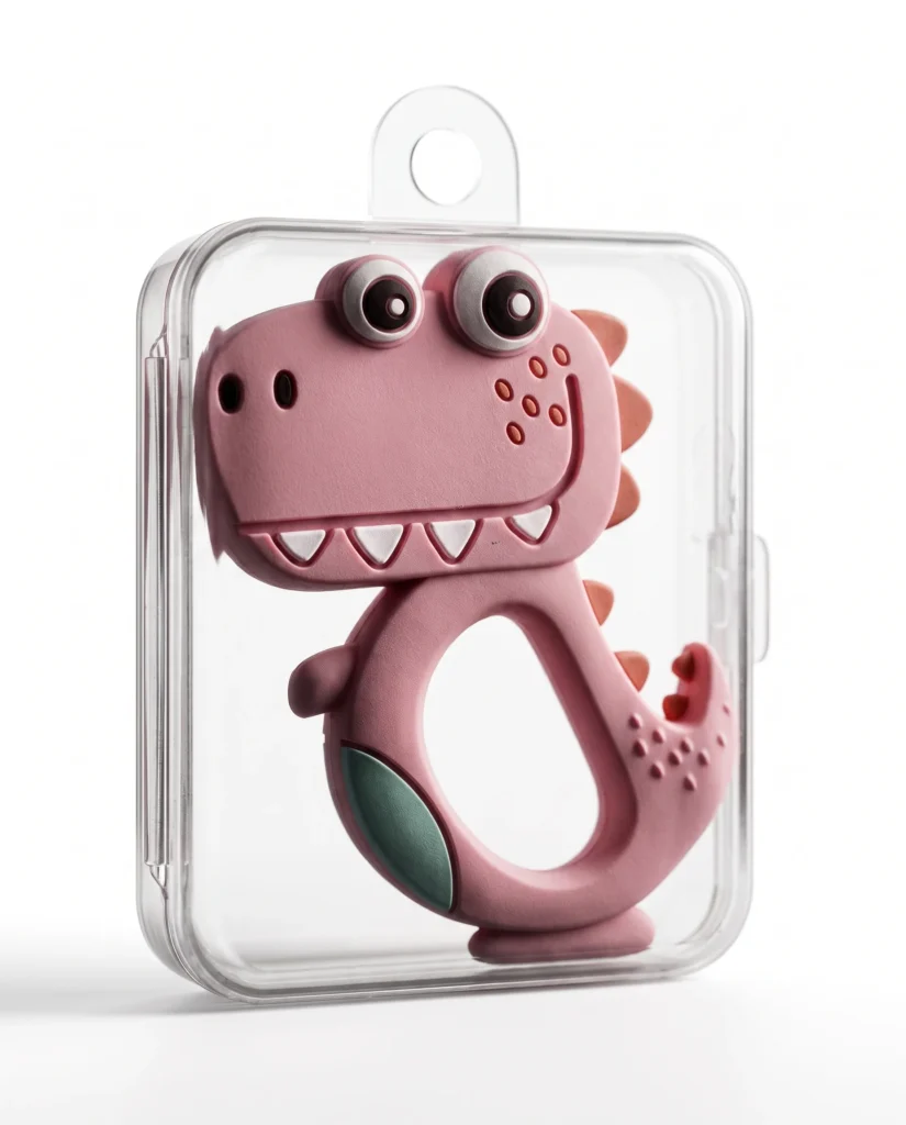 Baby Teether - Pink - view 2