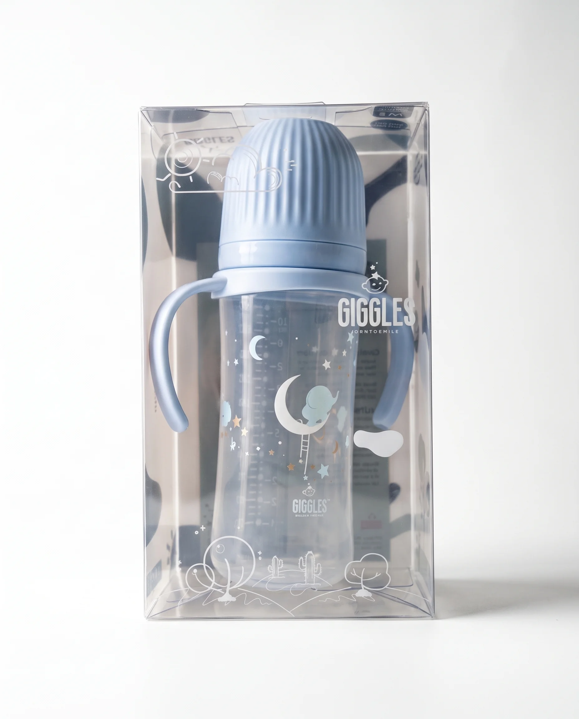 Wide Neck Large W/Handle - Blue - view 2