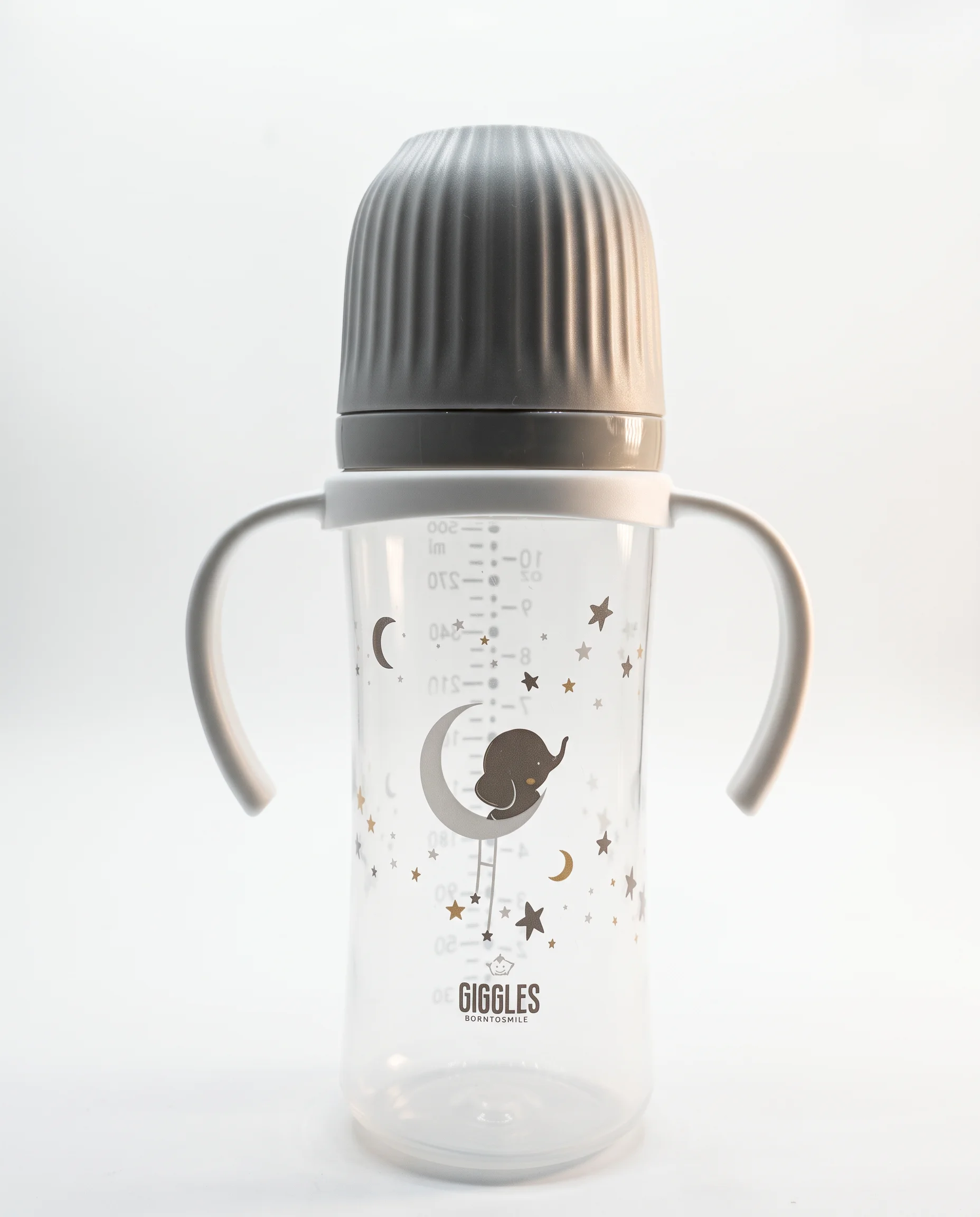 Wide Neck Large W/Handle - Grey